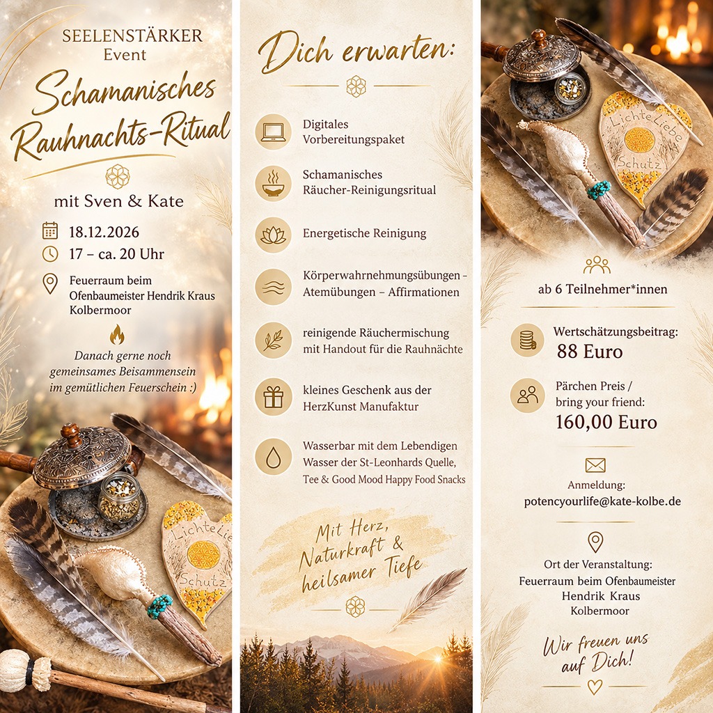 Schamanisches Rauhnachts-Ritual 18.12.2026 Kolbermoor